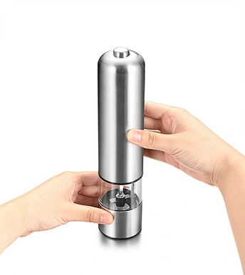electric salt and pepper mill set