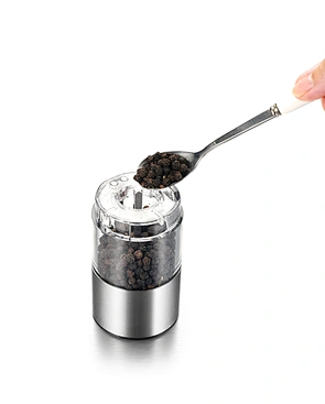electric salt and pepper mill set