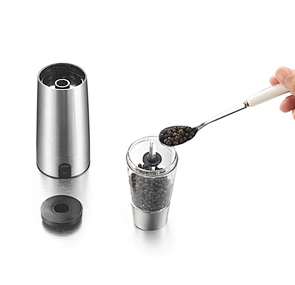 rechargeable salt and pepper grinder set