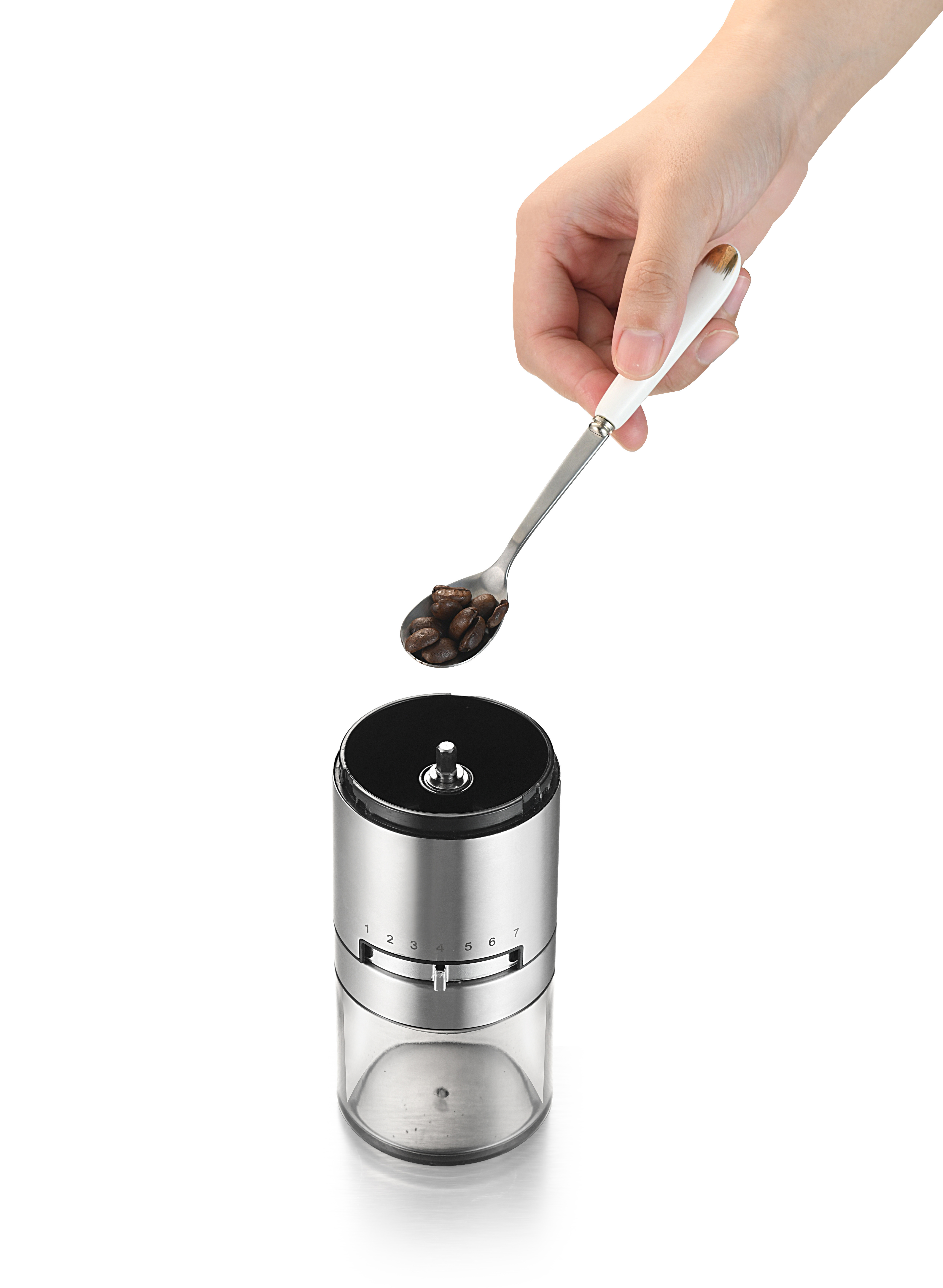 stainless steel manual grinder for coffee bean