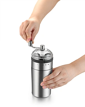 hand crank conical burr coffee grinder