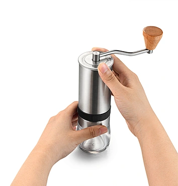 stainless steel manual coffee grinder