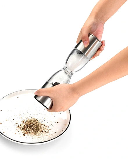 stainless steel salt pepper mills