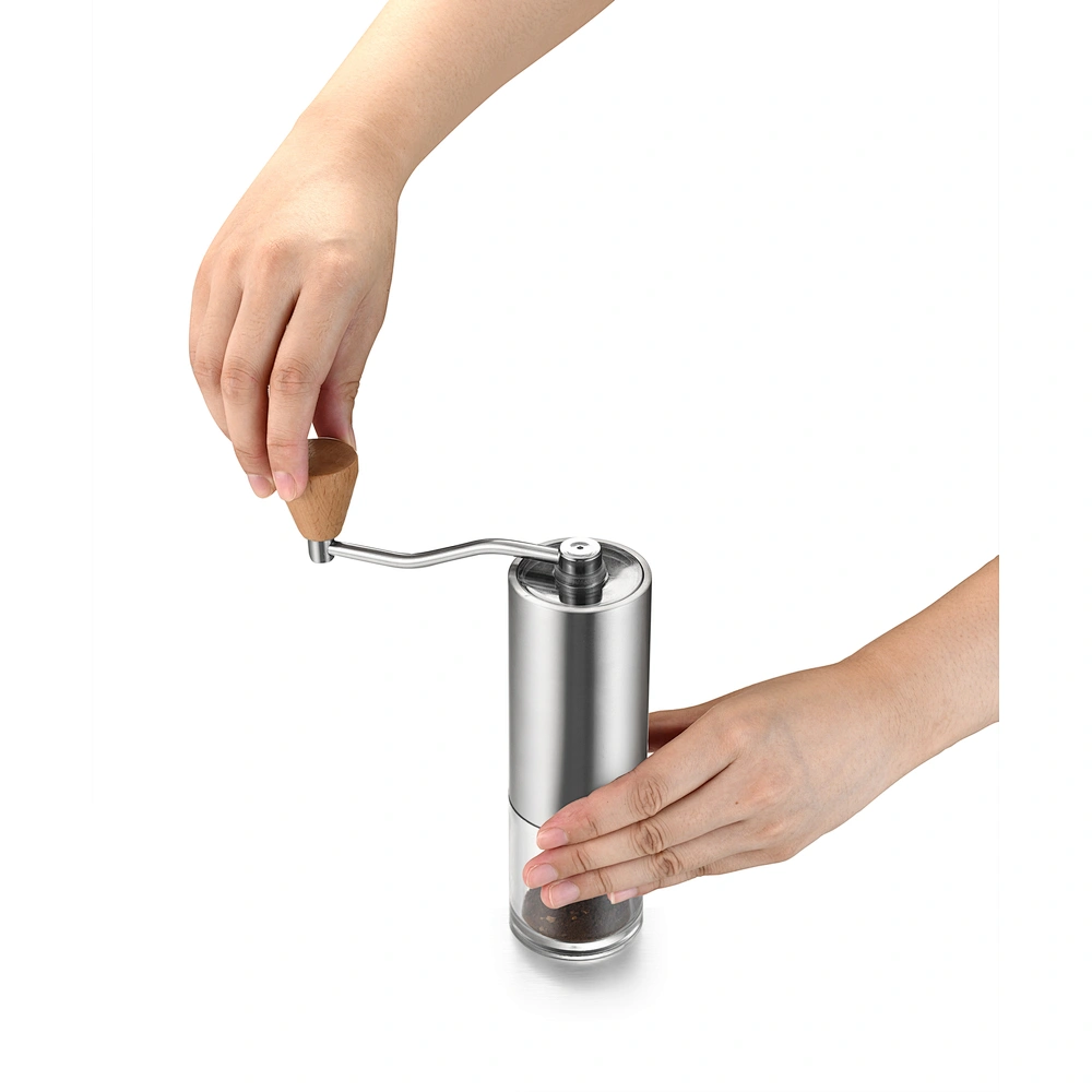 stainless steel hand coffee grinder