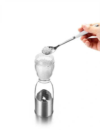 tall salt and pepper grinder set