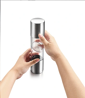 hand crank salt and pepper mills