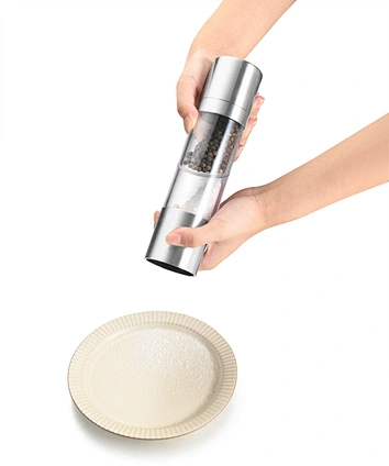 hand crank salt and pepper mills