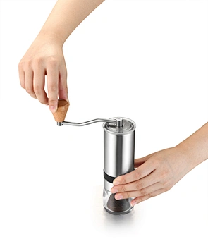 stainless steel manual coffee grinder