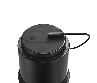 electric bean grinder with charge light