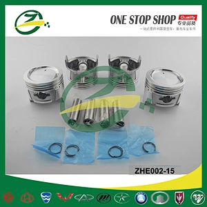 Car engine 465Q piston kits for HAFEI MINYI,ZHONGYI hafei mini truck minvan auto parts