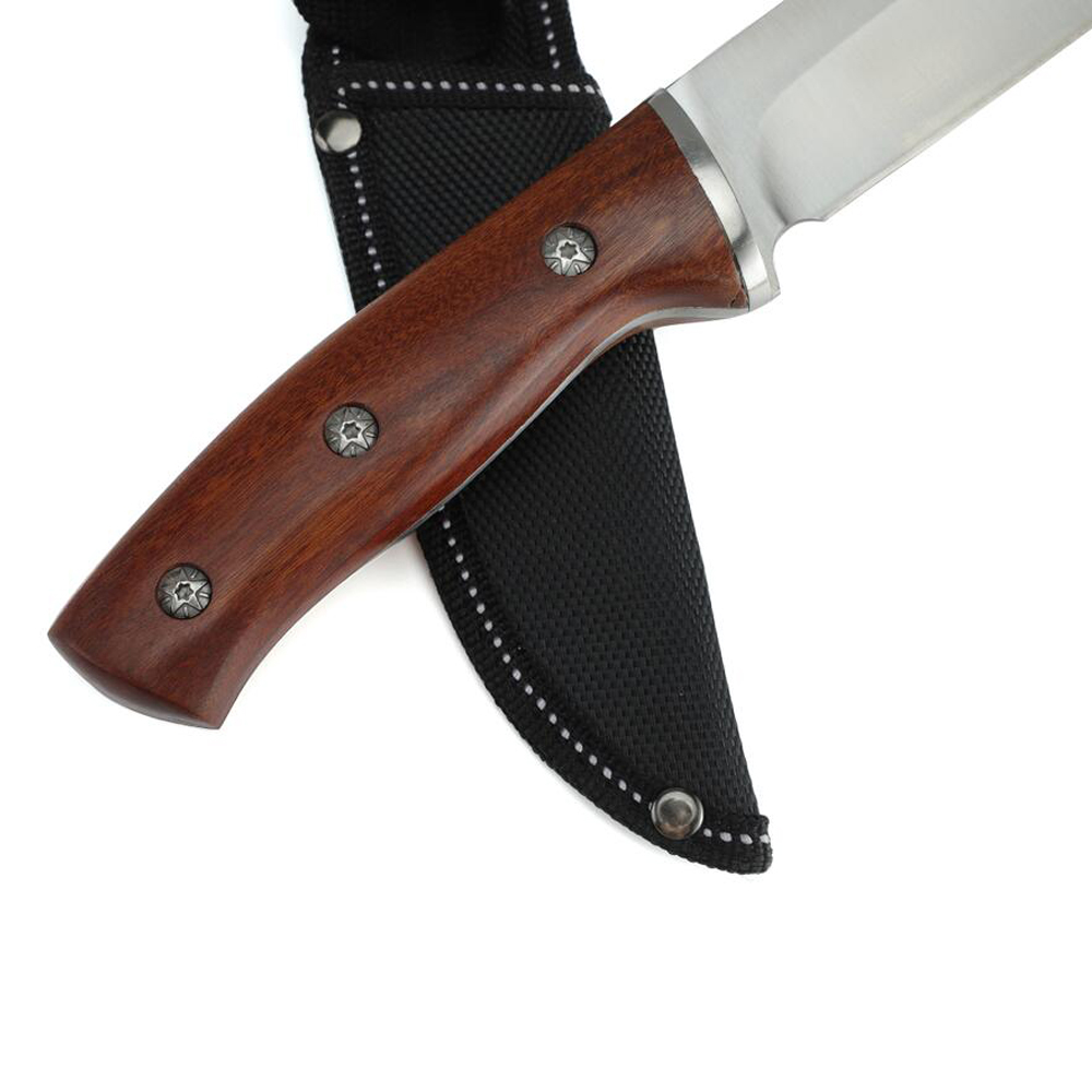 Wood Handle Hunting Knife