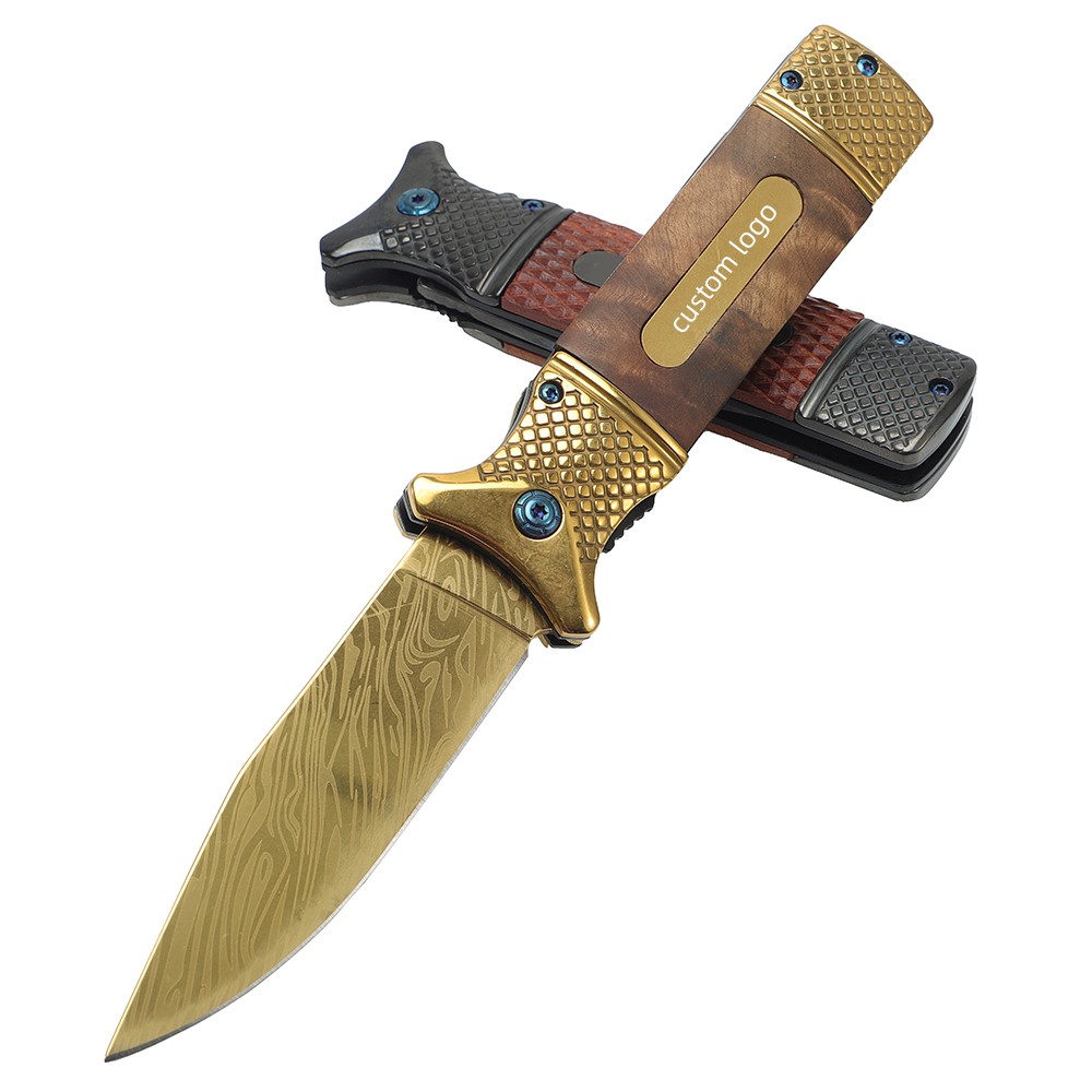 Wooden Handle Pocket Knife