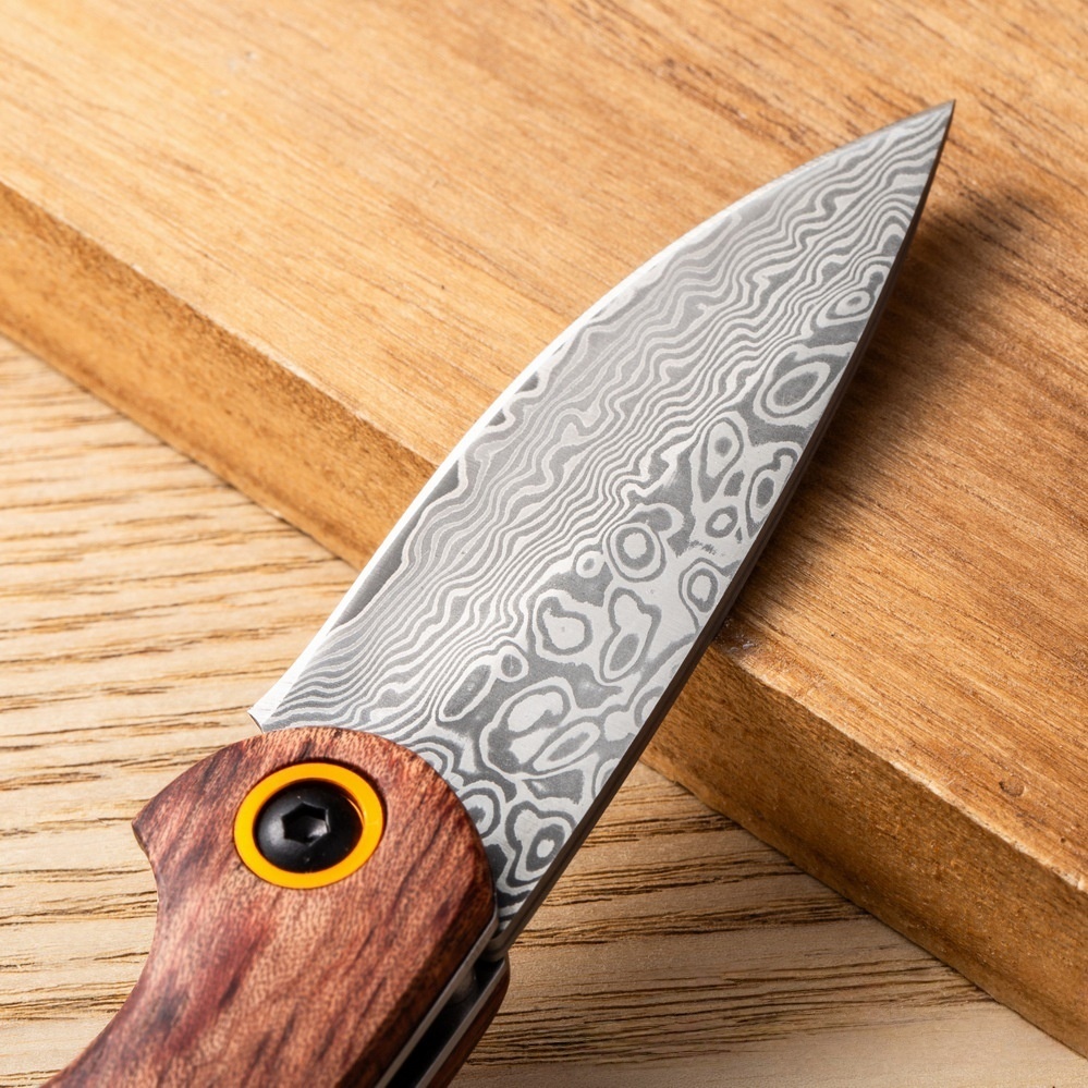 Wood Handle EDC Knife