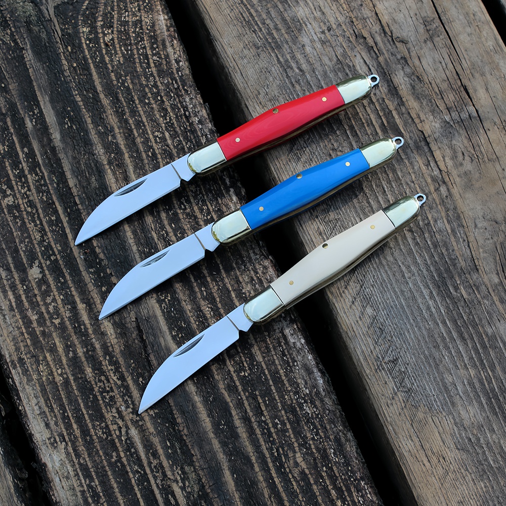 3 colors available custom edc folding knife