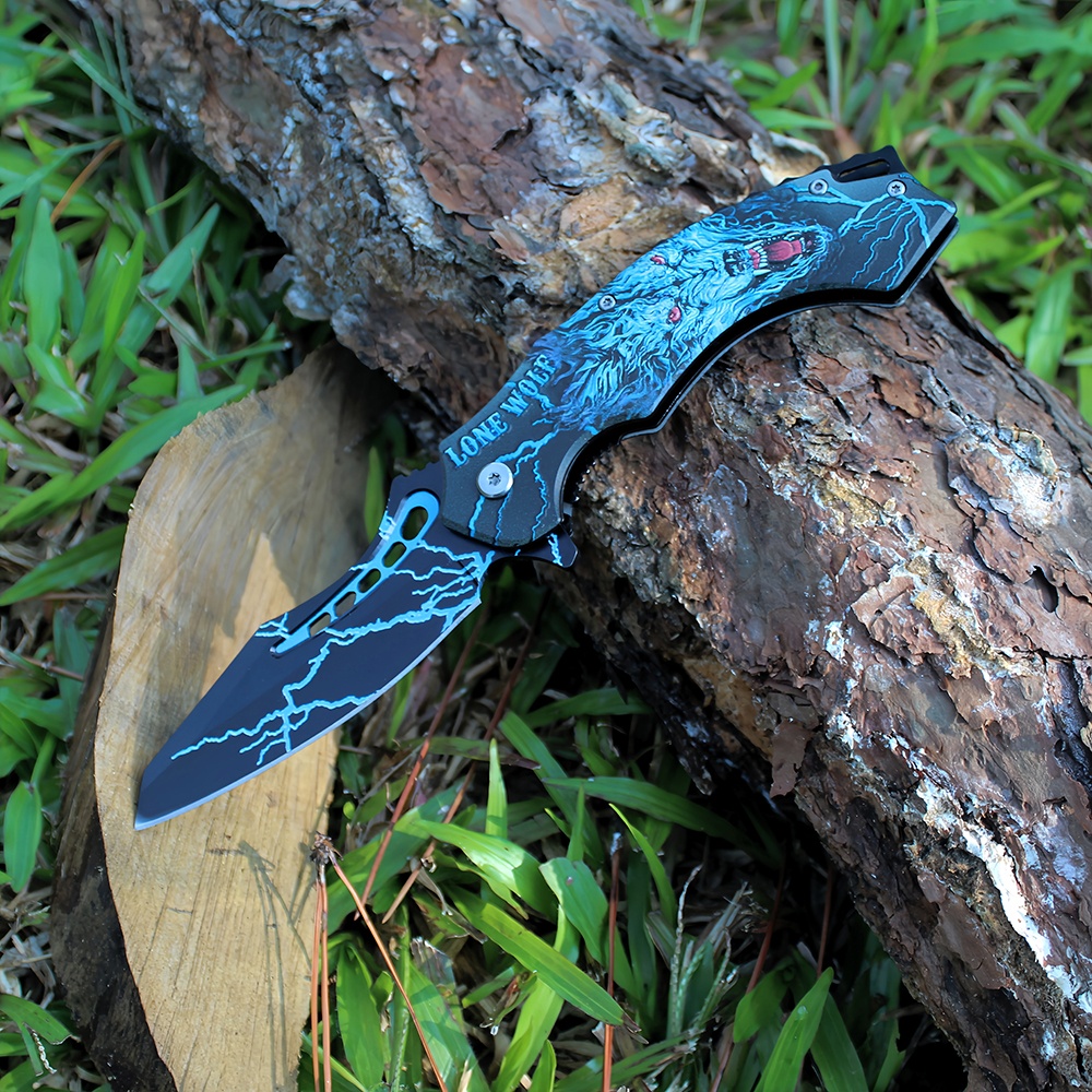 aluminum handle camping knife for survival