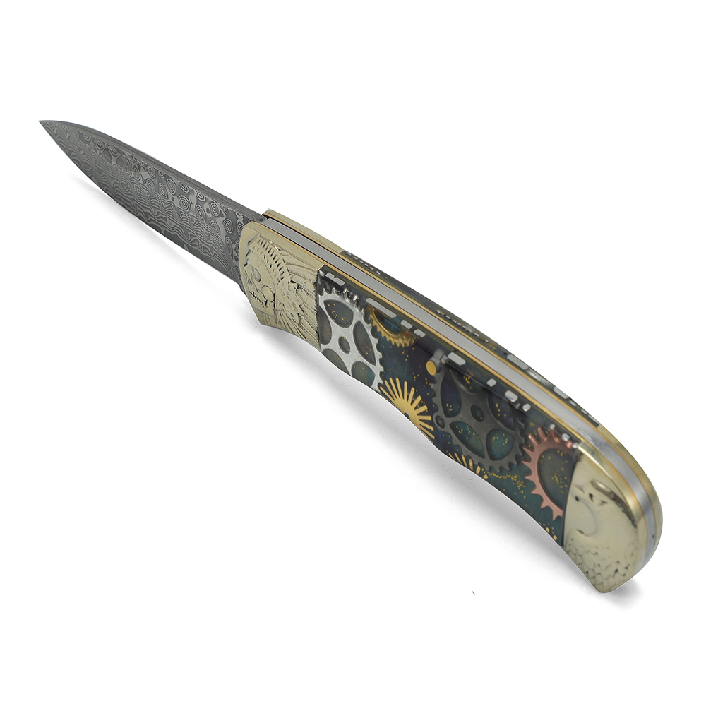Resin Handle Folding Knife