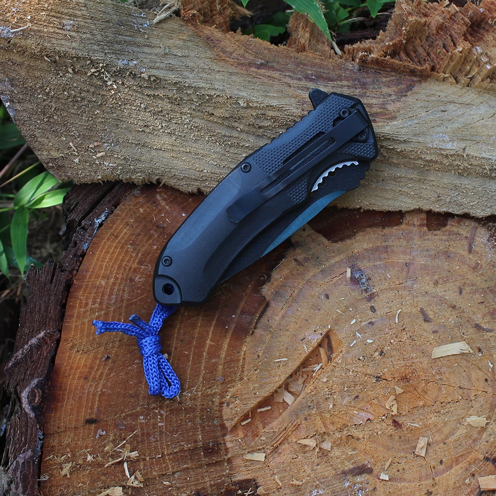 lightweight abs handle pocket knife for outdoor identification