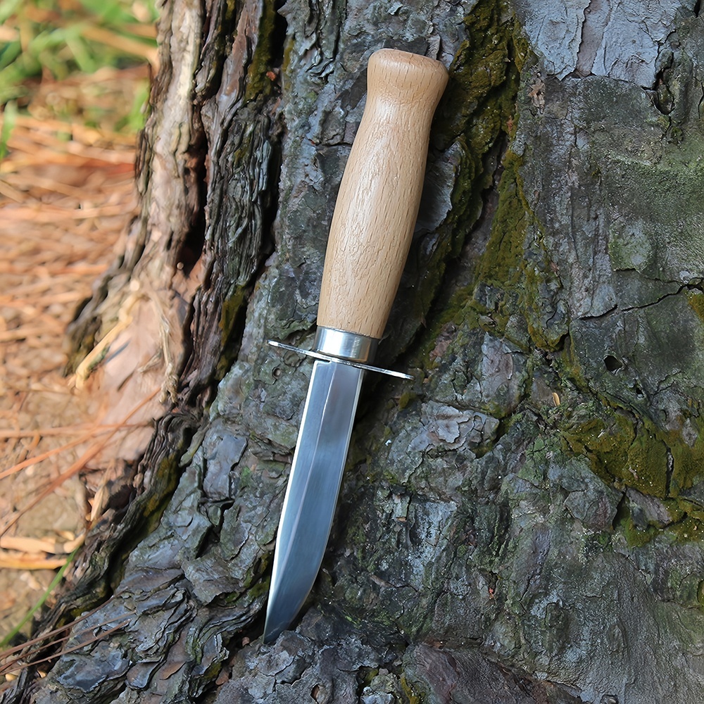 boy scout knife with mirror 3cr13 steel blade