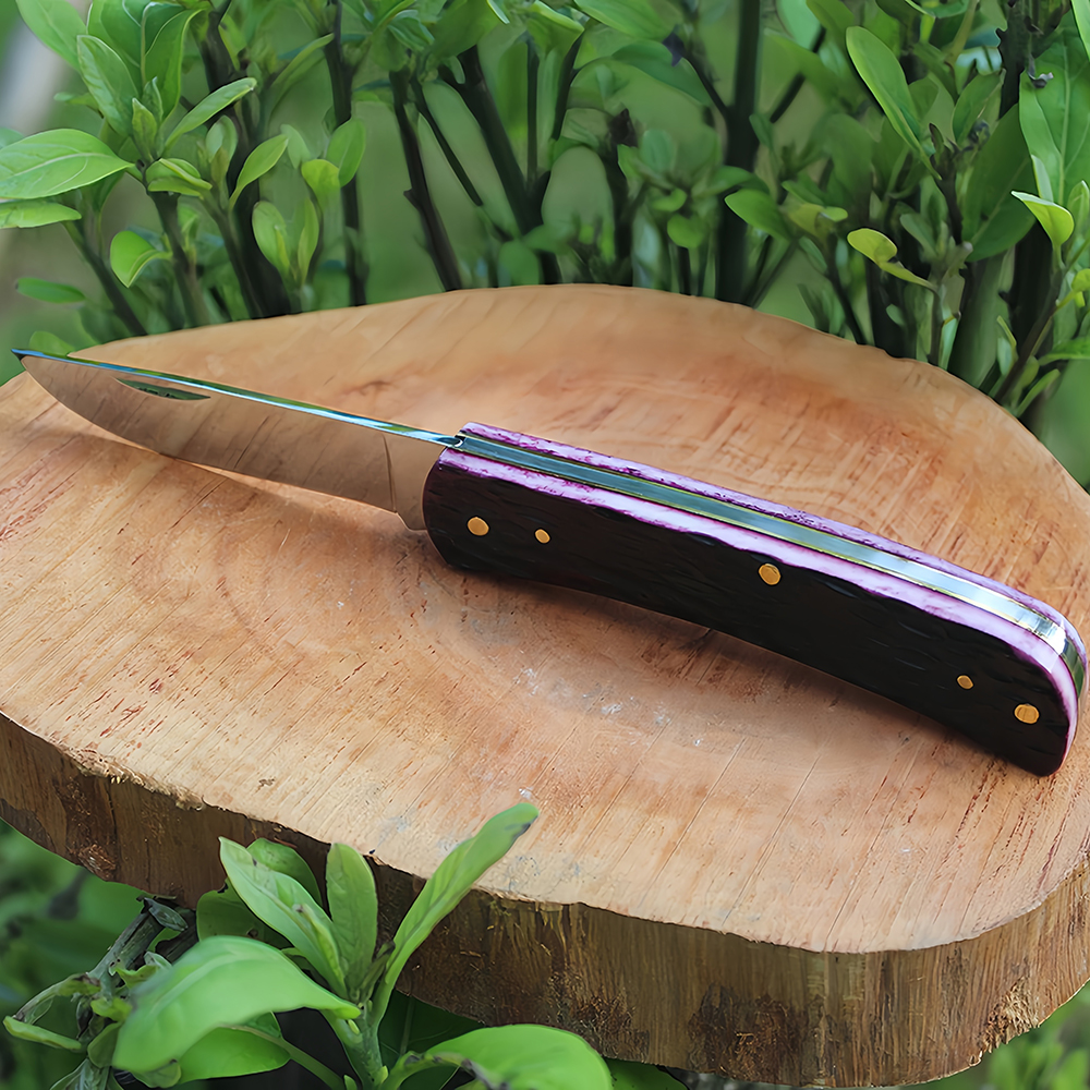 bone handle pocket knife compact edc small folding design