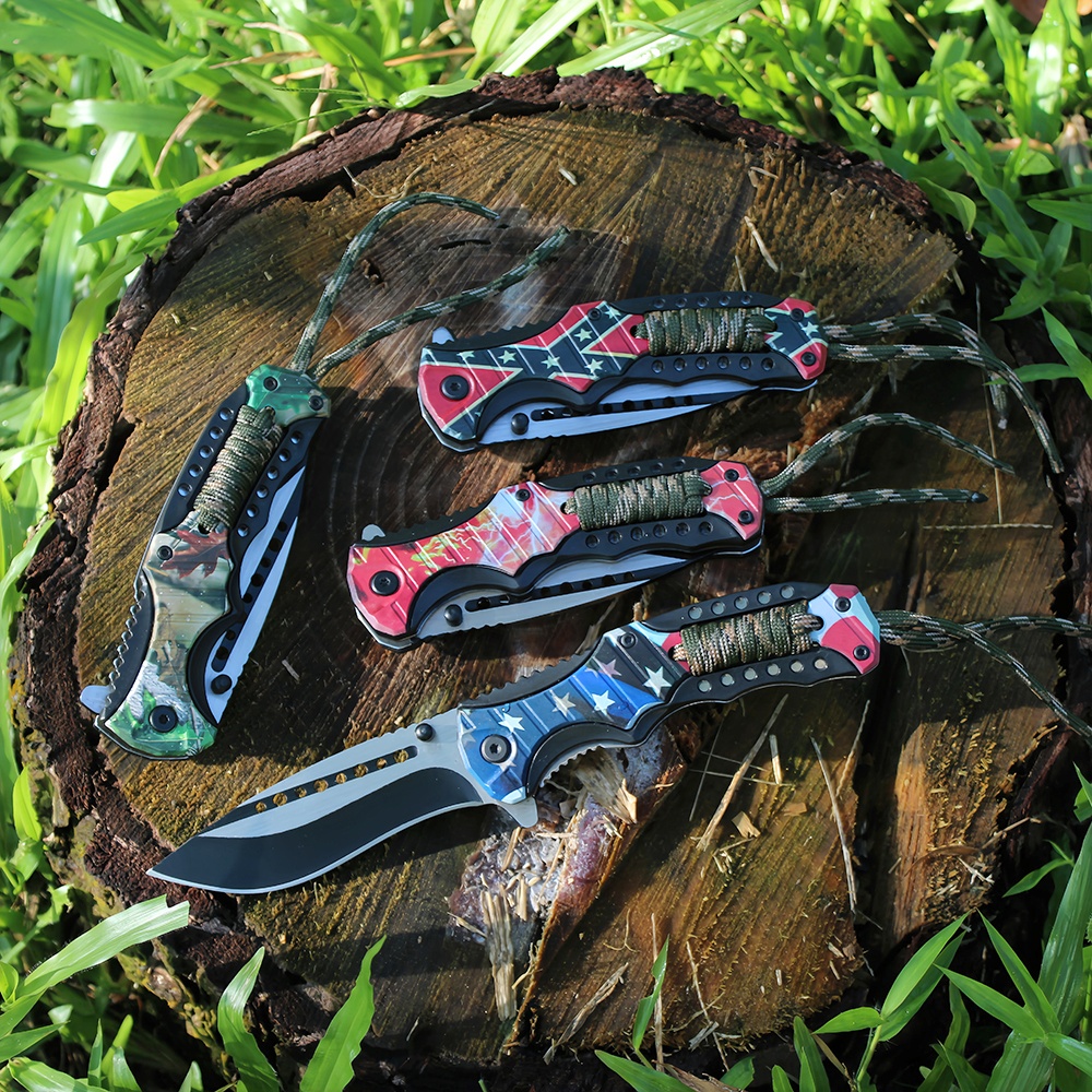 bushcraft survival knife with abs handle