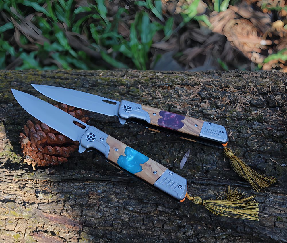 Wood Handle Pocket Knife
