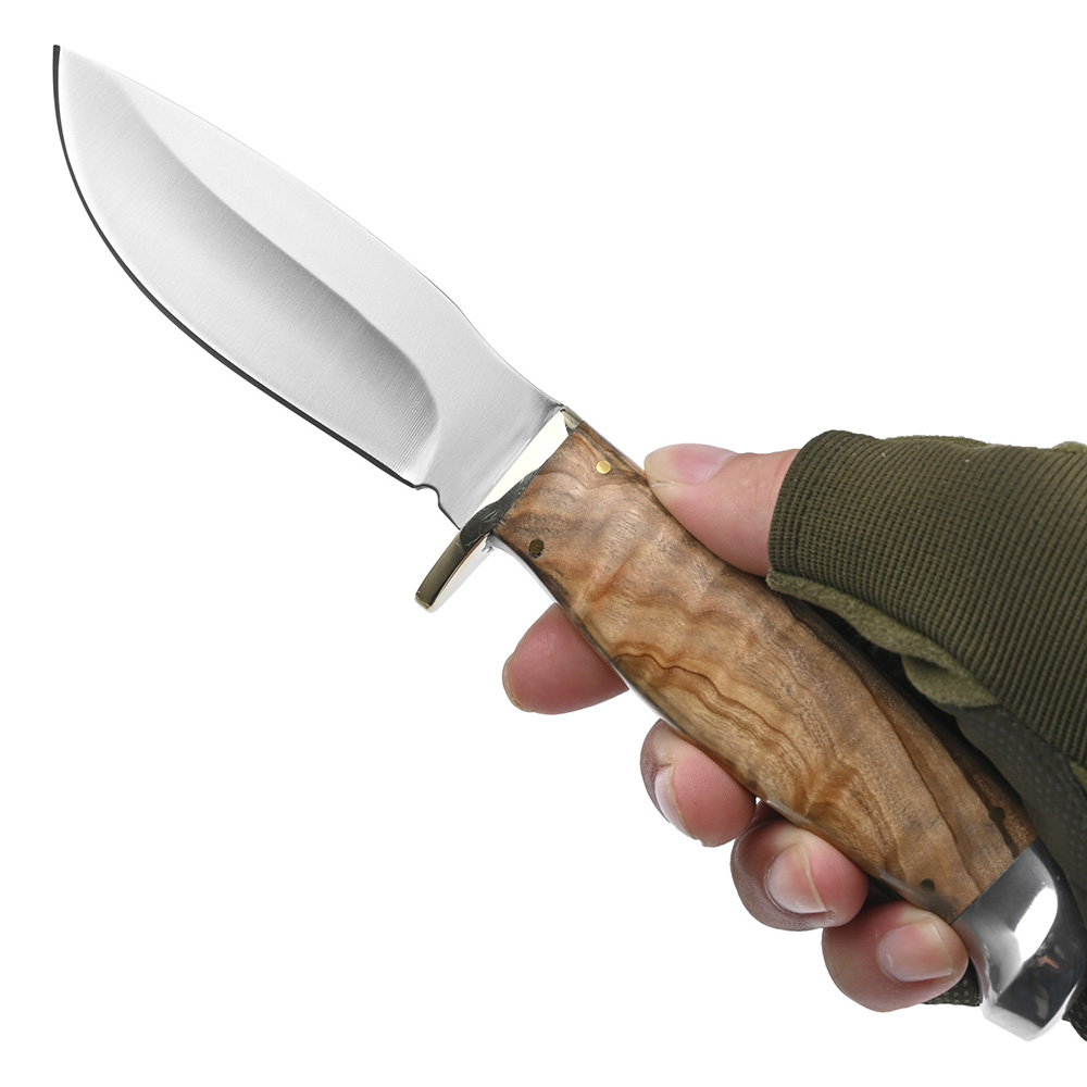 Wood Handle Hunting Knife