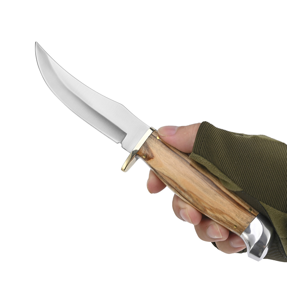Wood Handle Hunting Knife