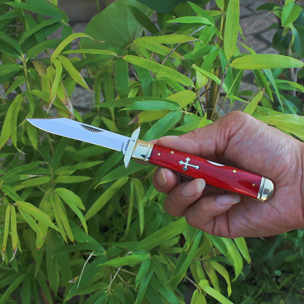 handheld bone handle edc knife