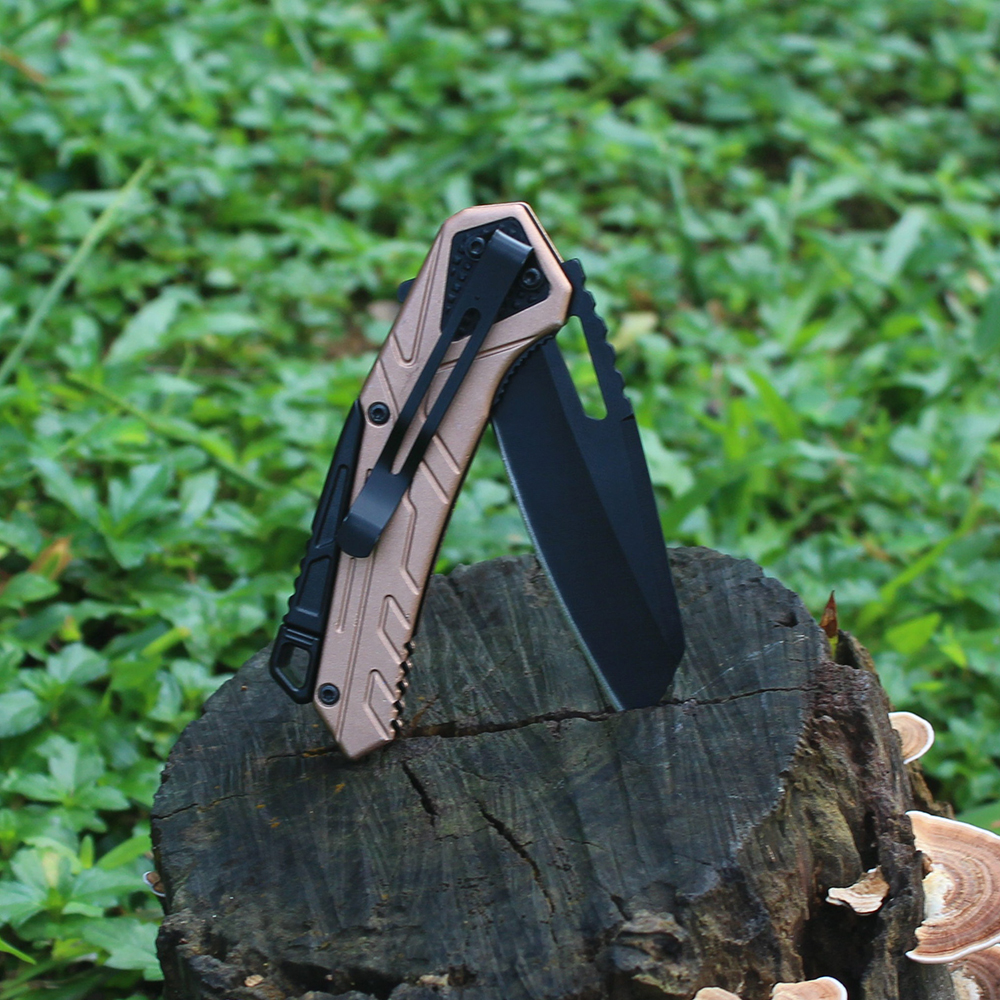 camping hunting knife folding easy to carry