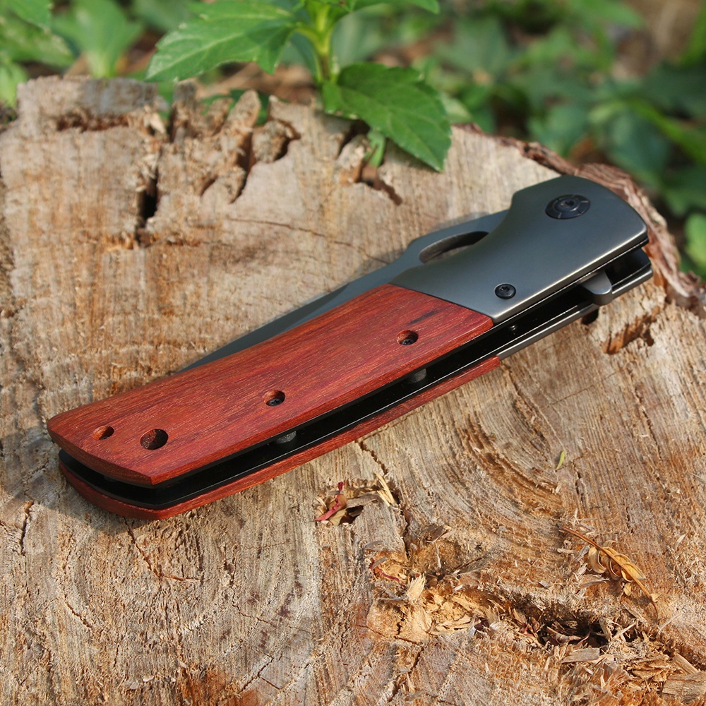 Wood Handle Pocket Knife
