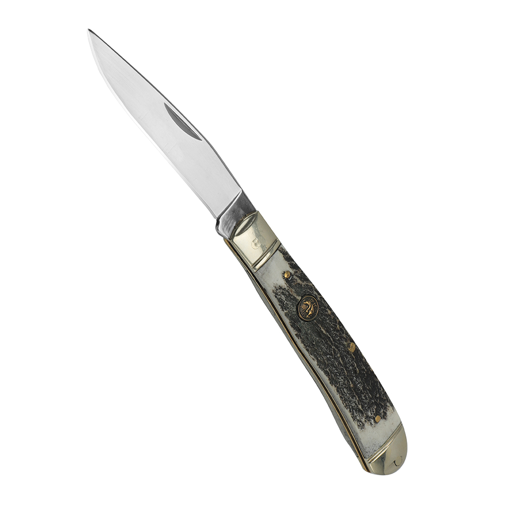 Antler Handle Folding Knife