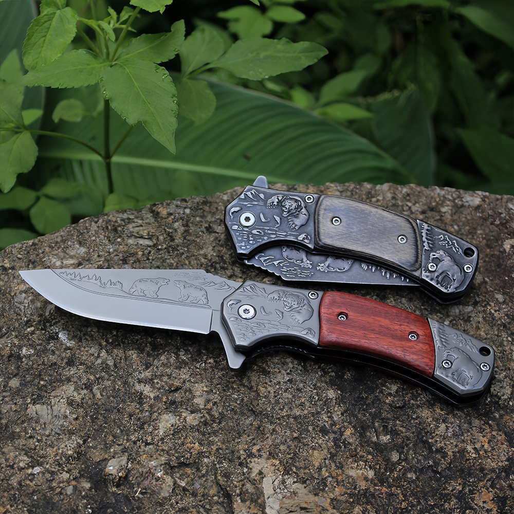 Wood Handle Pocket Knife