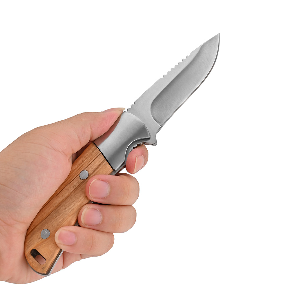Engraved Hunting Knife
