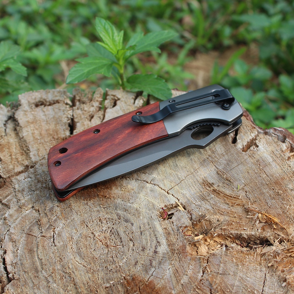 Wood Handle Pocket Knife