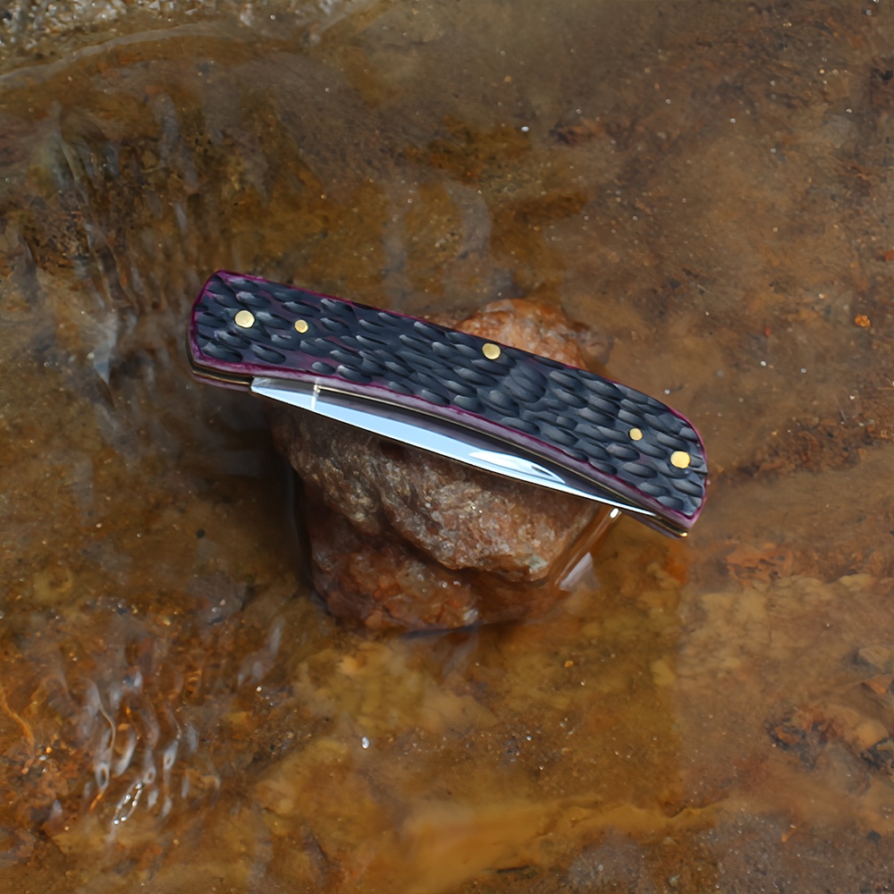 compact bone handle pocket knife for daily carry