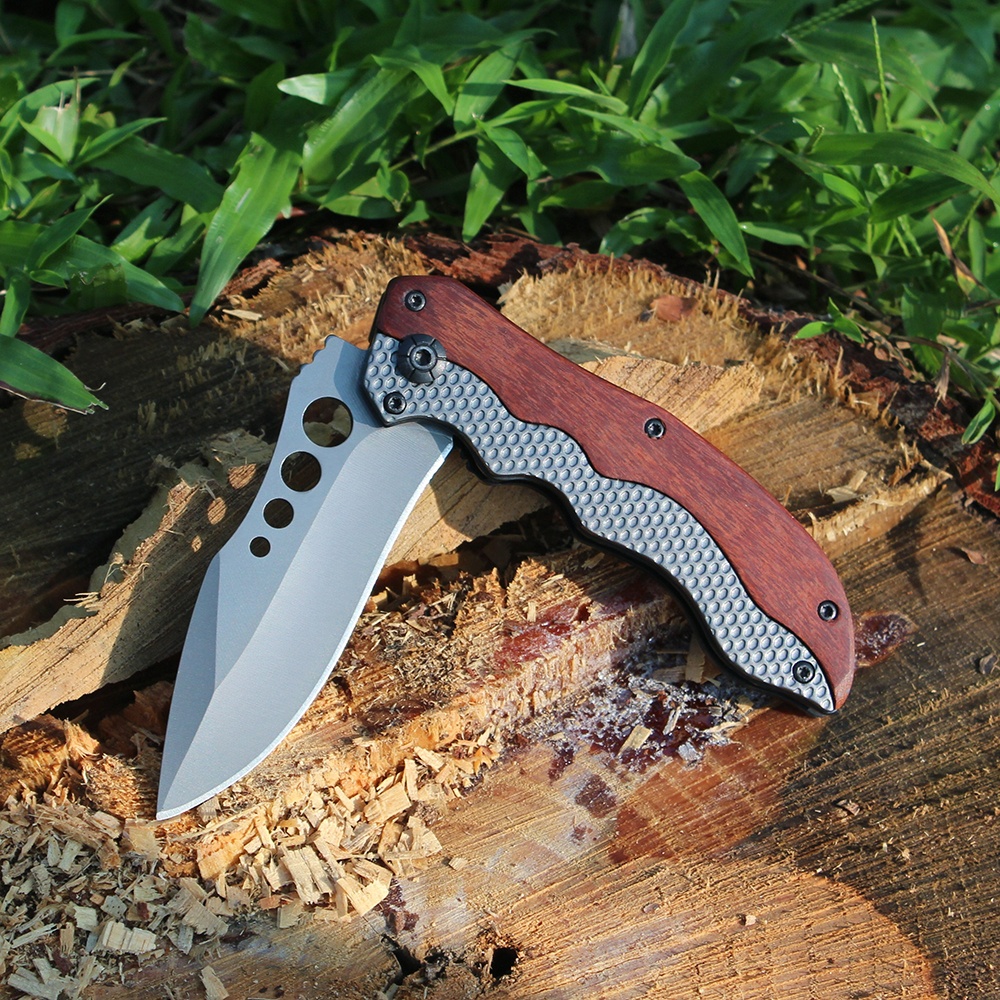 titanium pocket knife folded