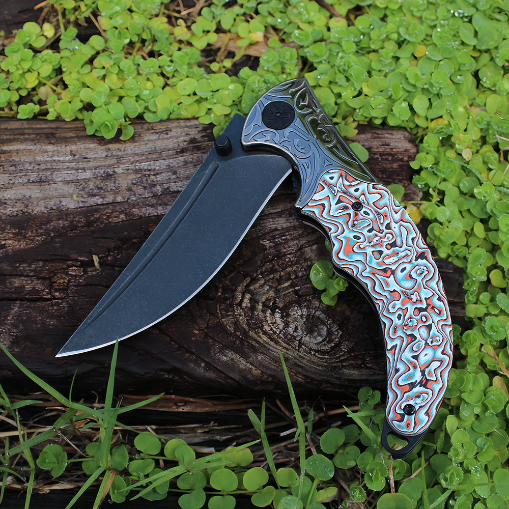 G10 Handle Pocket Knife