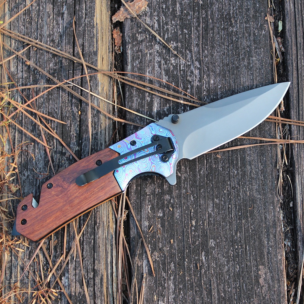 Wood Handle Pocket Knife
