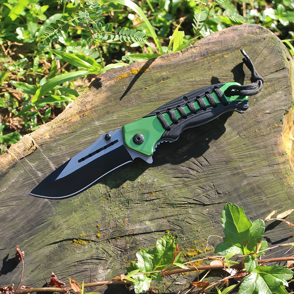 compact tactical folding knife with durable stainless steel blade for everyday carry