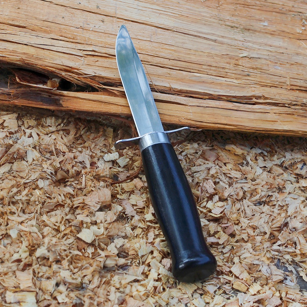 Black Lightweight Double Guard Knife