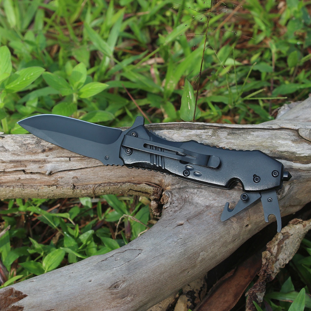 black coating multi tool pocket knife