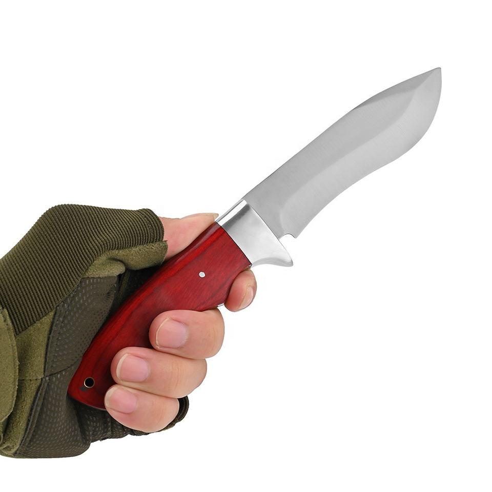 Wood Handle Camping Knife