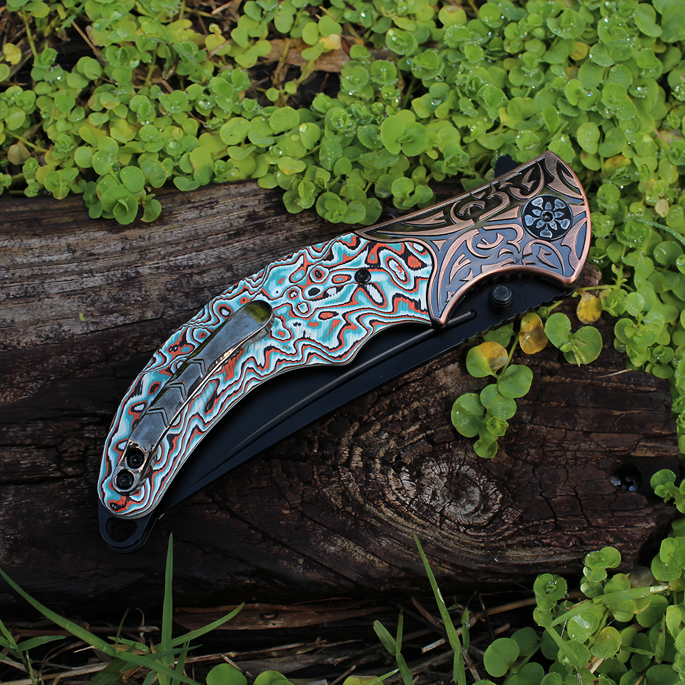 G10 Handle Pocket Knife
