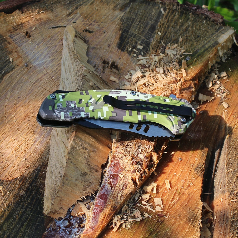 compact size abs handle hunting knife