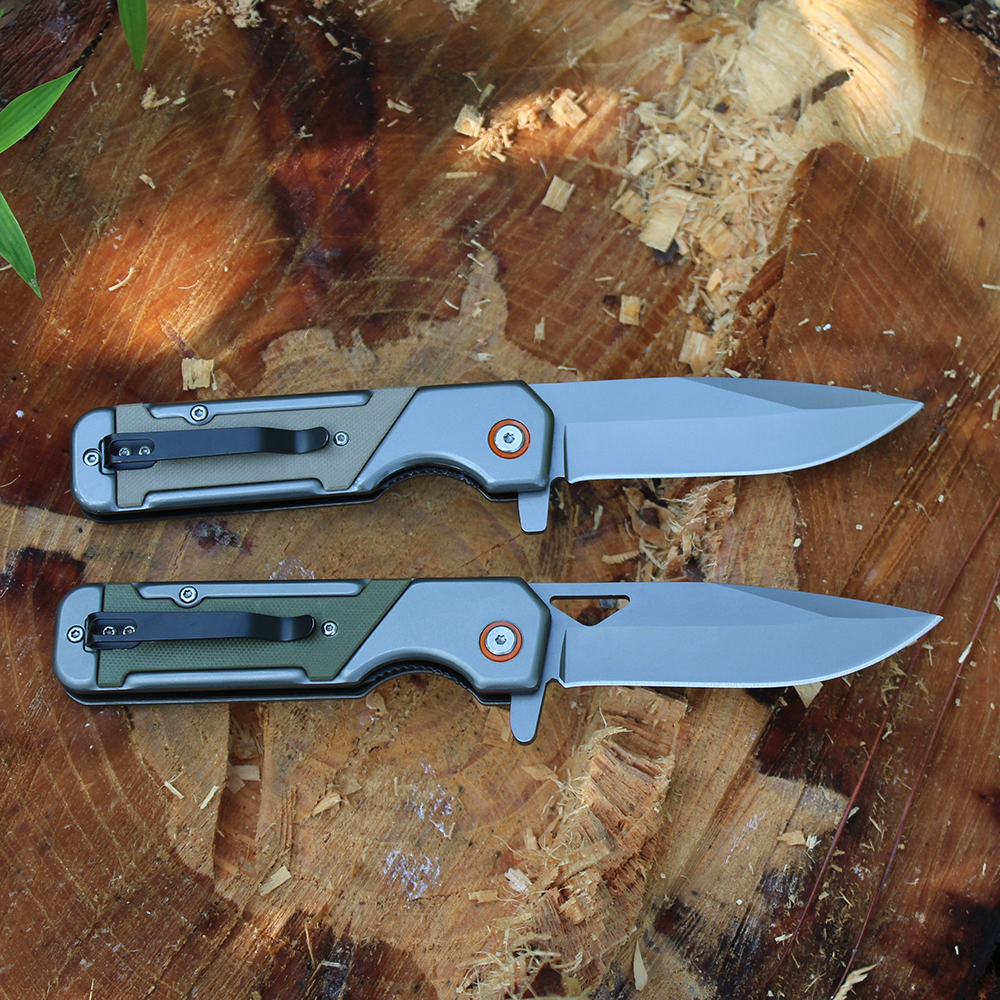 tactical survival knife with belt clip