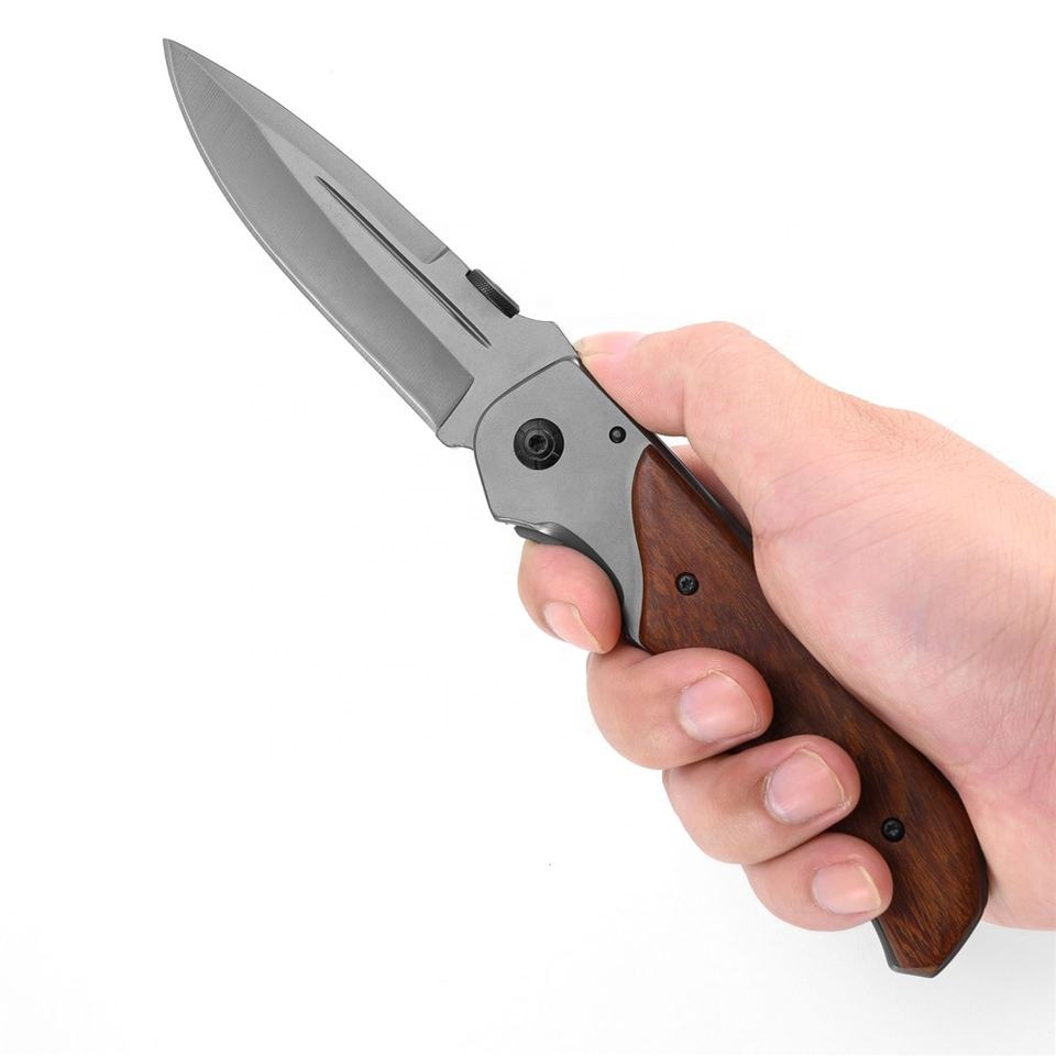 Pocket Knife Wood Handle
