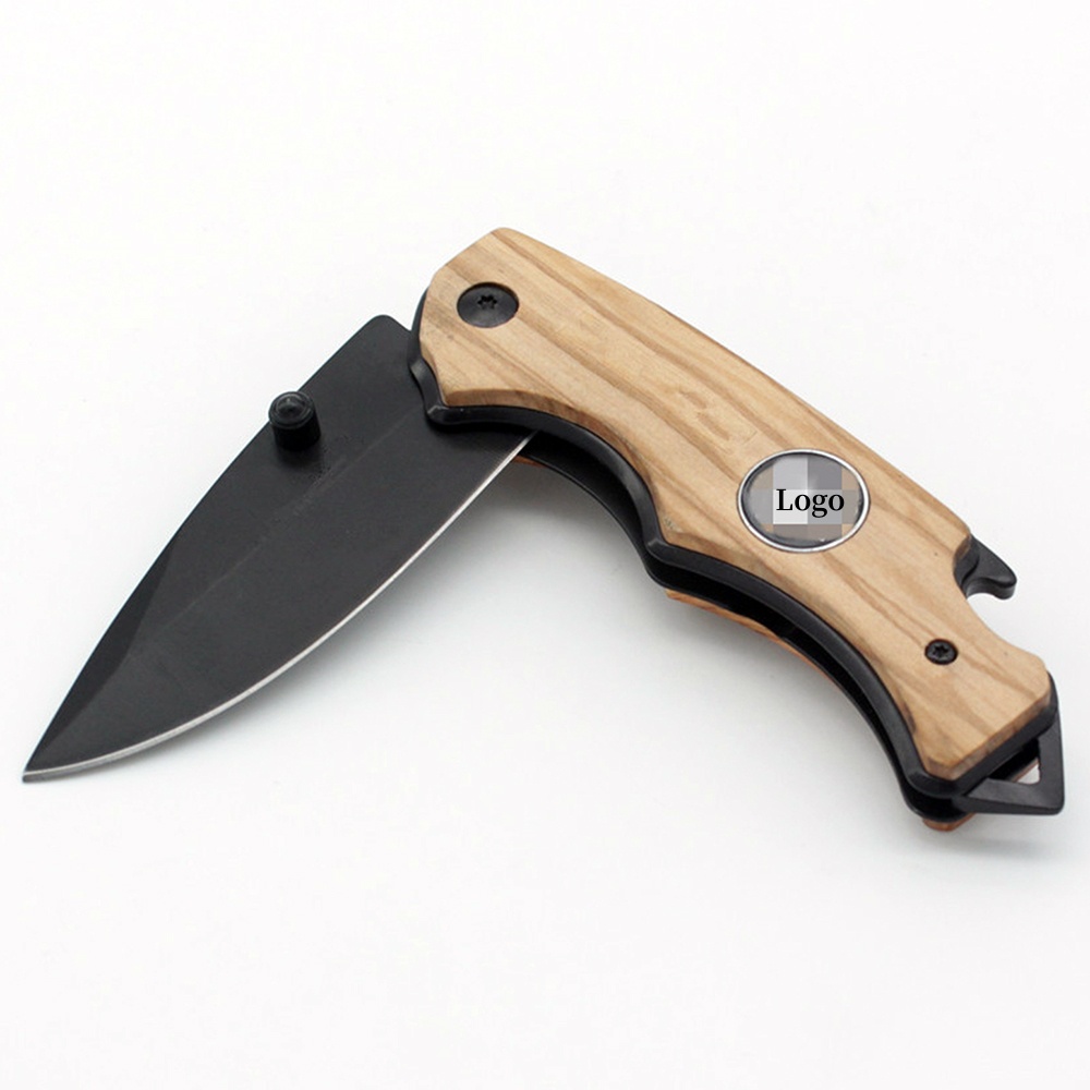Wooden Handle Pocket Knife