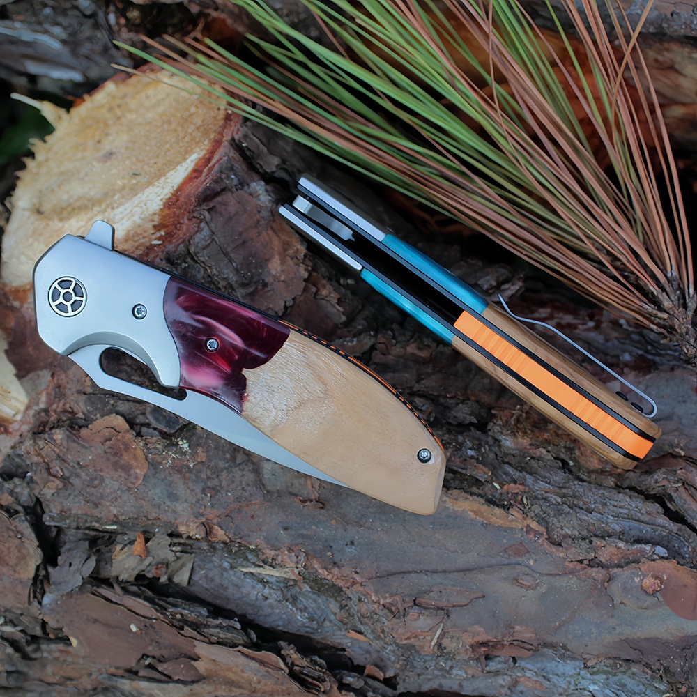 Wood Handle Pocket Knife