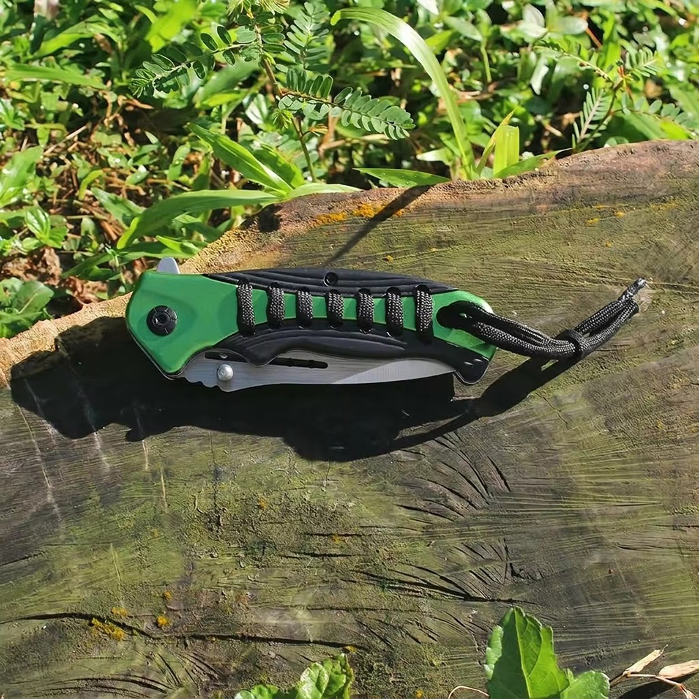 professional tactical survival knife close-up viewed