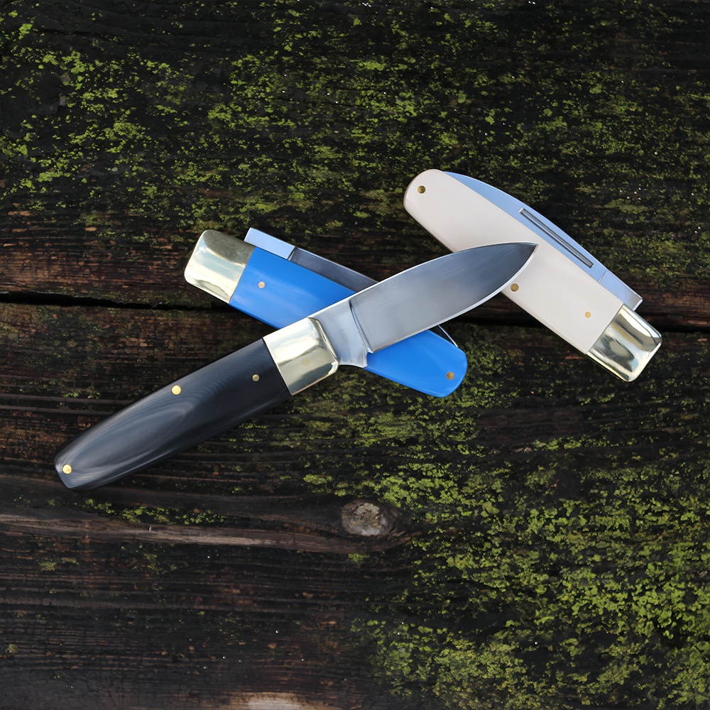 best self defense edc knife with mirror blade